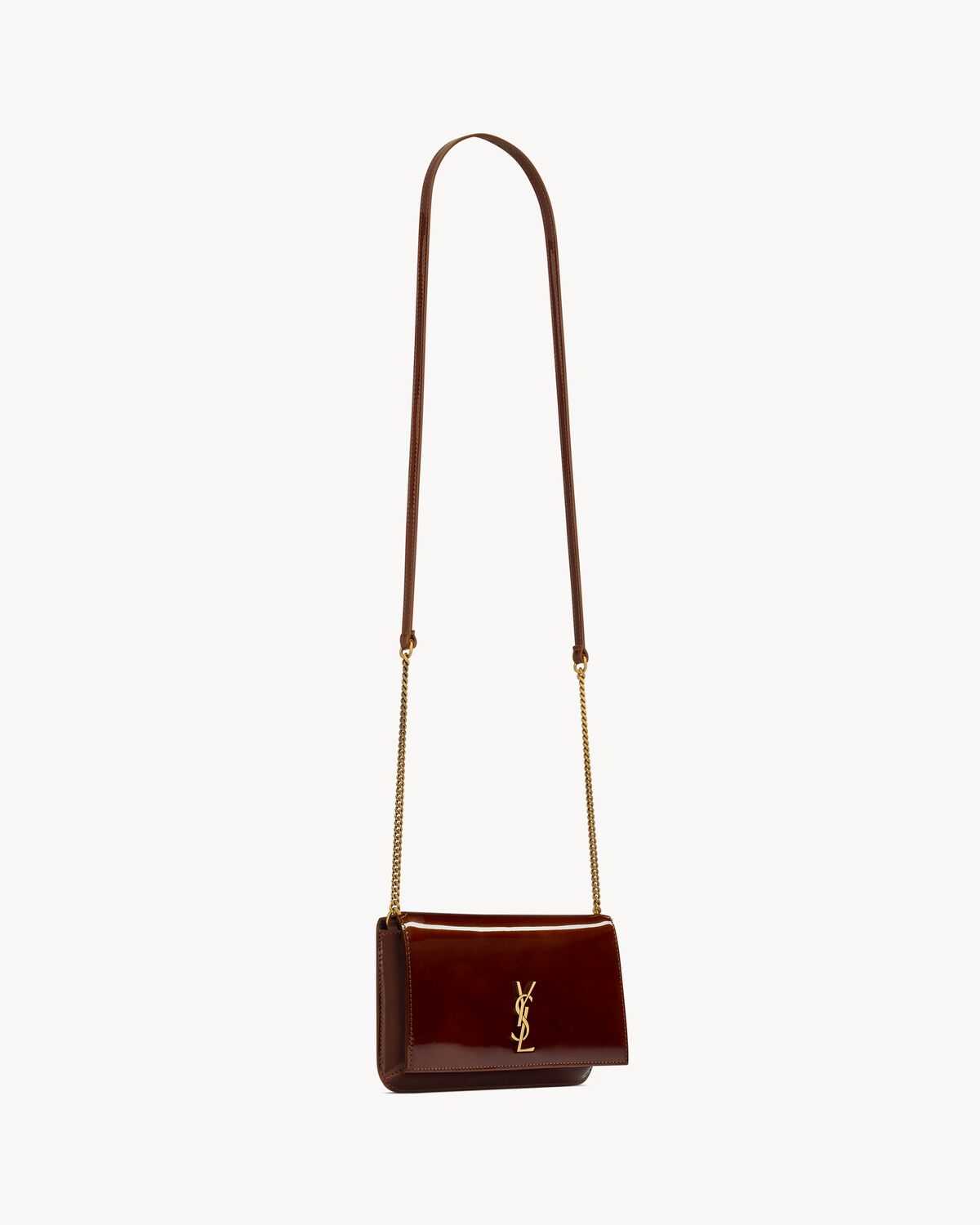 YSL Cassandre Phone Case in Patent Leather - Image 2